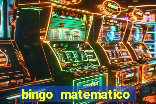 bingo matematico para ensino medio